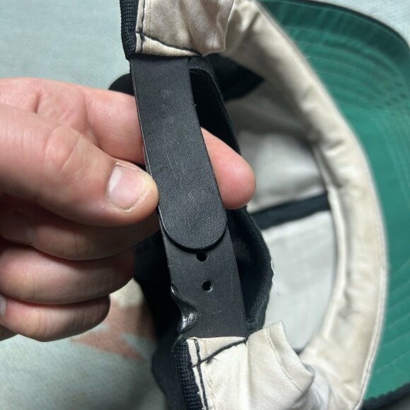 Vintage 80s SnapBack hat cap PO police officer? black adjustable baseball - Picture 6 of 7